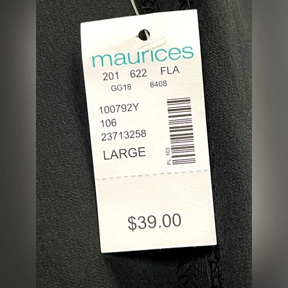 Maurices Black Blazer NWT Size Large - Picture 7 of 7